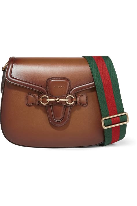 12128209598082 gucci brown|GUCCI Shoulder bag in Brown Leather .